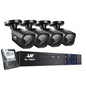 NNEDSZ -CCTV Camera Home Security System 8CH DVR 1080P Cameras Outdoor Day Night-0