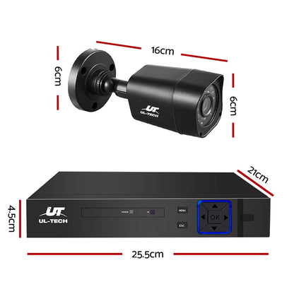 NNEDSZ -CCTV Camera Home Security System 8CH DVR 1080P Cameras Outdoor Day Night-1